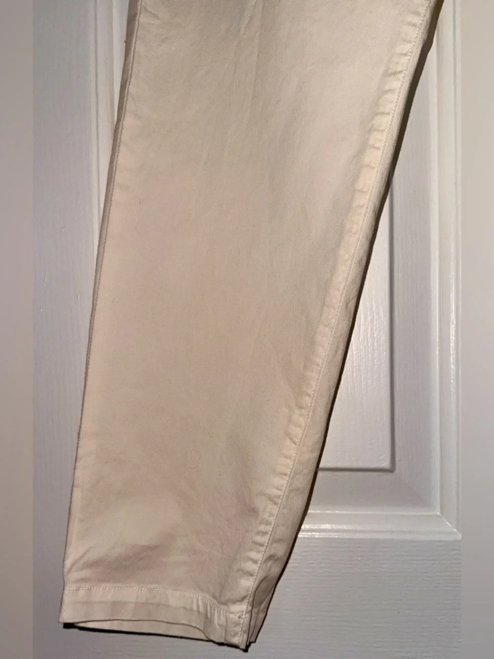 NWT Nili Lotan - Paris Cotton-Blend Twill Trousers - Neutrals Sz 00 /XXS - Picture 7 of 11